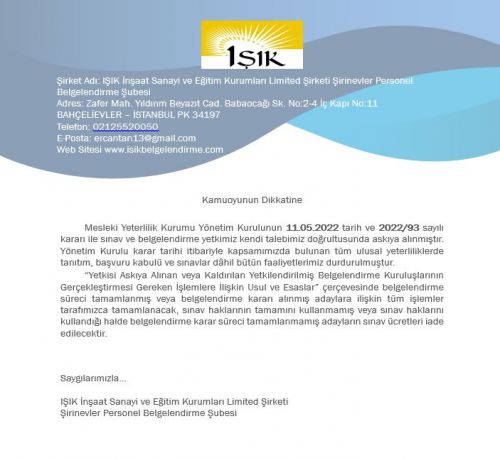 KAMUOYUNUN D�KKAT�NE